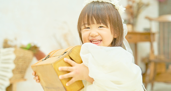 バースデーを迎えるお子様の記念のお写真