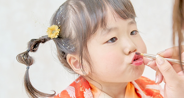 753プランでは無料でヘアメイクができる